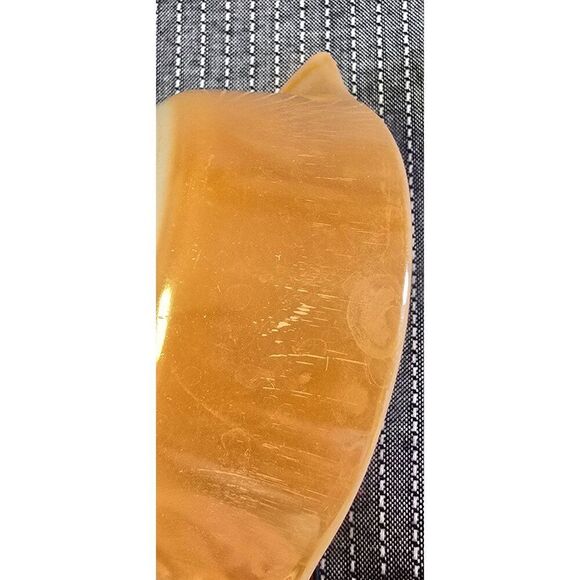 Two Fire-King Peach Luster casserole Model 472 - Picture 7 of 9